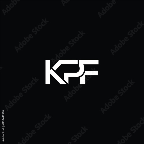 KPF Letter Initial Logo Design Template Vector Illustration