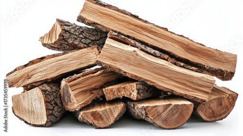 Wallpaper Mural Wood logs stacked neatly for use in a fireplace or outdoor fire pit during winter gatherings and camping trips Torontodigital.ca