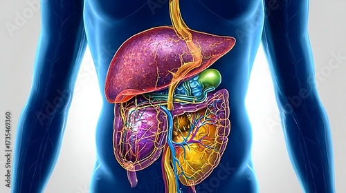Anatomy of the liver, gallbladder, and bile ducts , liver, gallbladder, bile ducts, anatomy