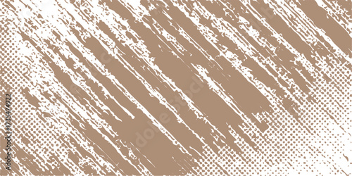 Vintage brown grunge paper texture background with rough seamless textile surface