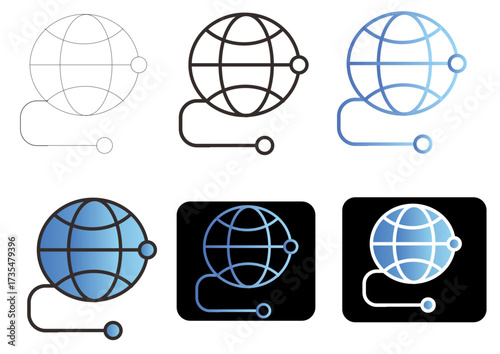 Connected World Global Network Communication & Technology