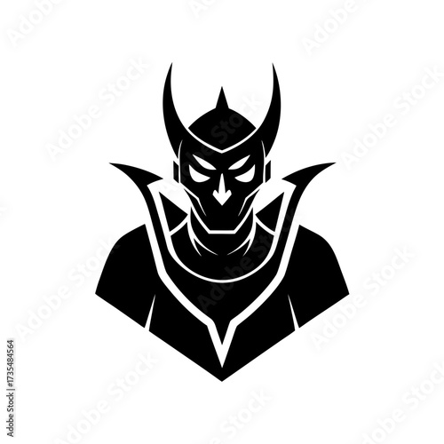 villain gradient icon vector art illustration