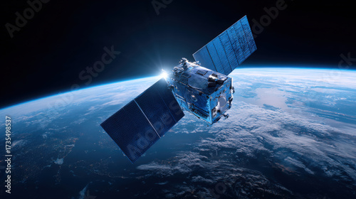 Satellite Orbiting Earth