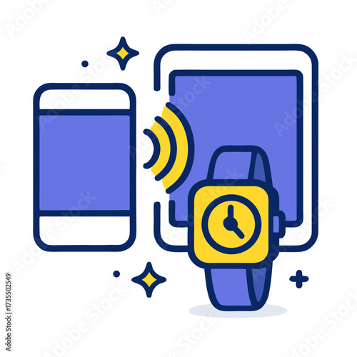 Smart IoT City Connecting Devices for a Seamless Future, Illustration