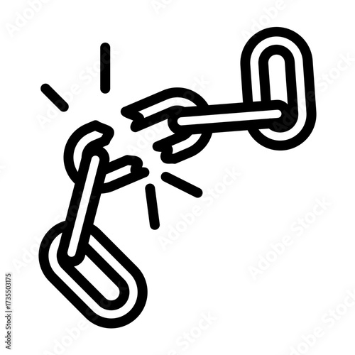 Freedom Vector Line Icon Design
