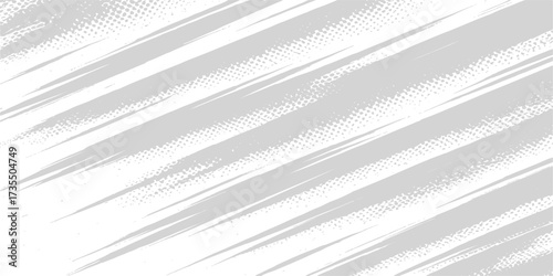 Abstract seamless vector background with gray striped pattern, paper texture, and metal surface design