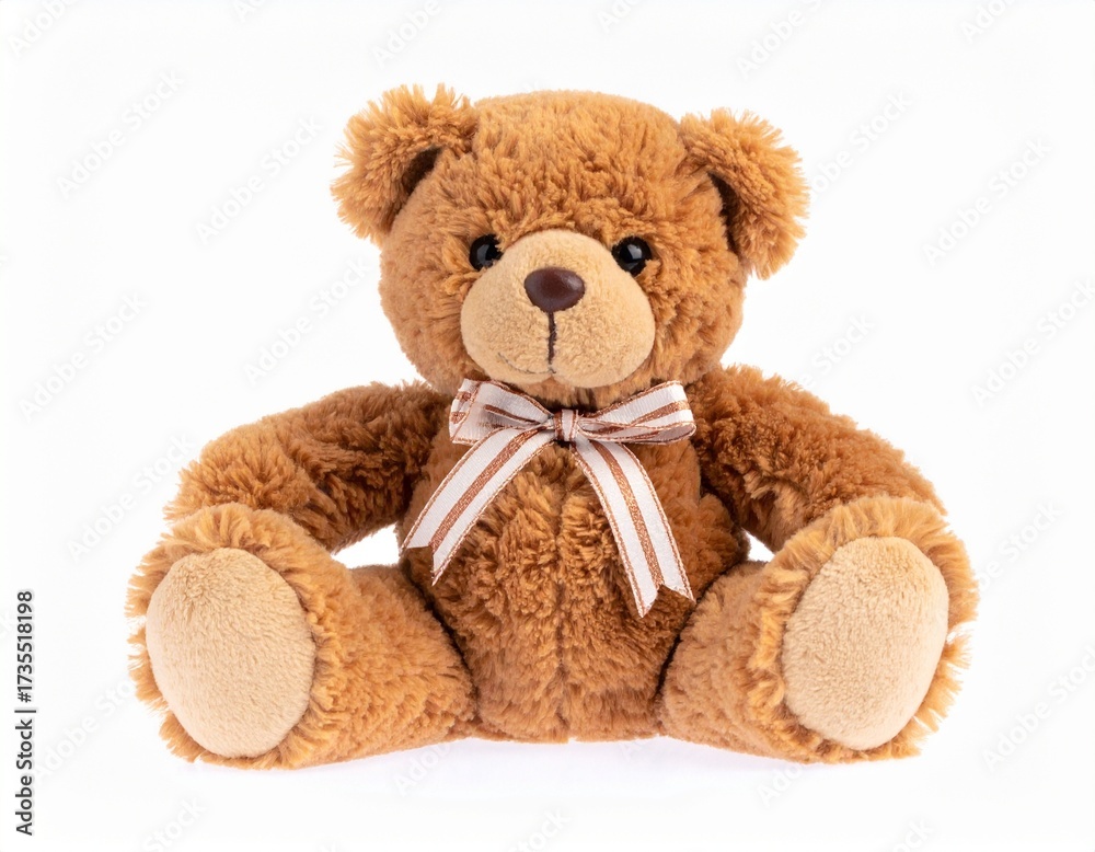 Obraz premium teddy bear with gift box
