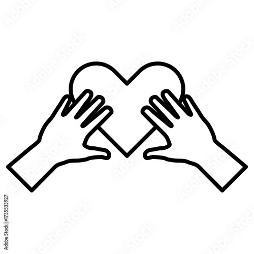 Outline Charity Icon