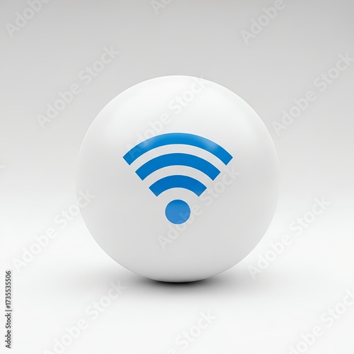 Wifi connection internet wireless network signal technology hotspot access point icon