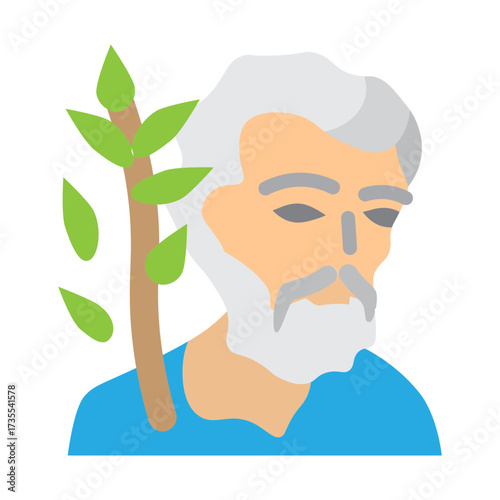 Saint Joseph Vector Flat Icon Design