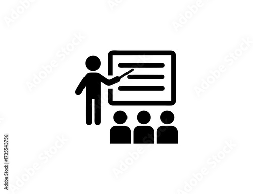 teacher in a class