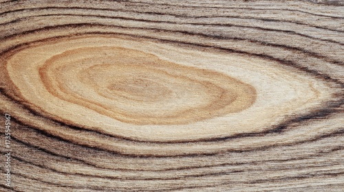 Close-up View of Natural Wood Grain Texture with Unique Patterns