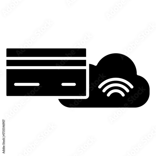 Virtual Card Glyph Icon