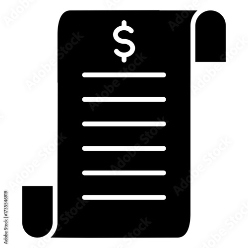 Payment Success Glyph Icon
