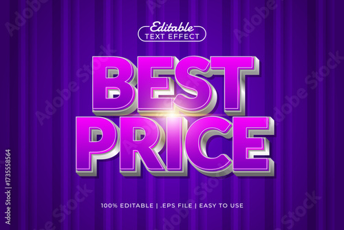 best price editable text effect