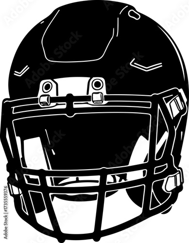 American Football Players Silhouette Bundle Illustration