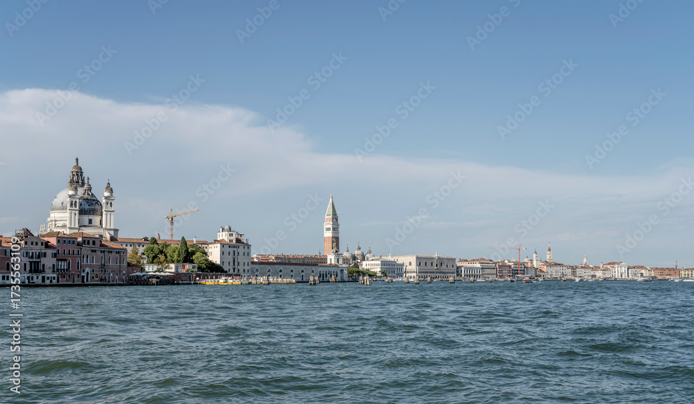 Fototapeta premium historical town waterfront from Giudecca canal, Venezia, Italy