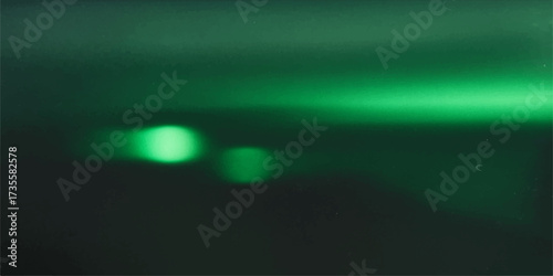 Abstract green background with looping motion blur ray lines texture and a dark space concept