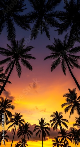 Palm Silhouette Serenade