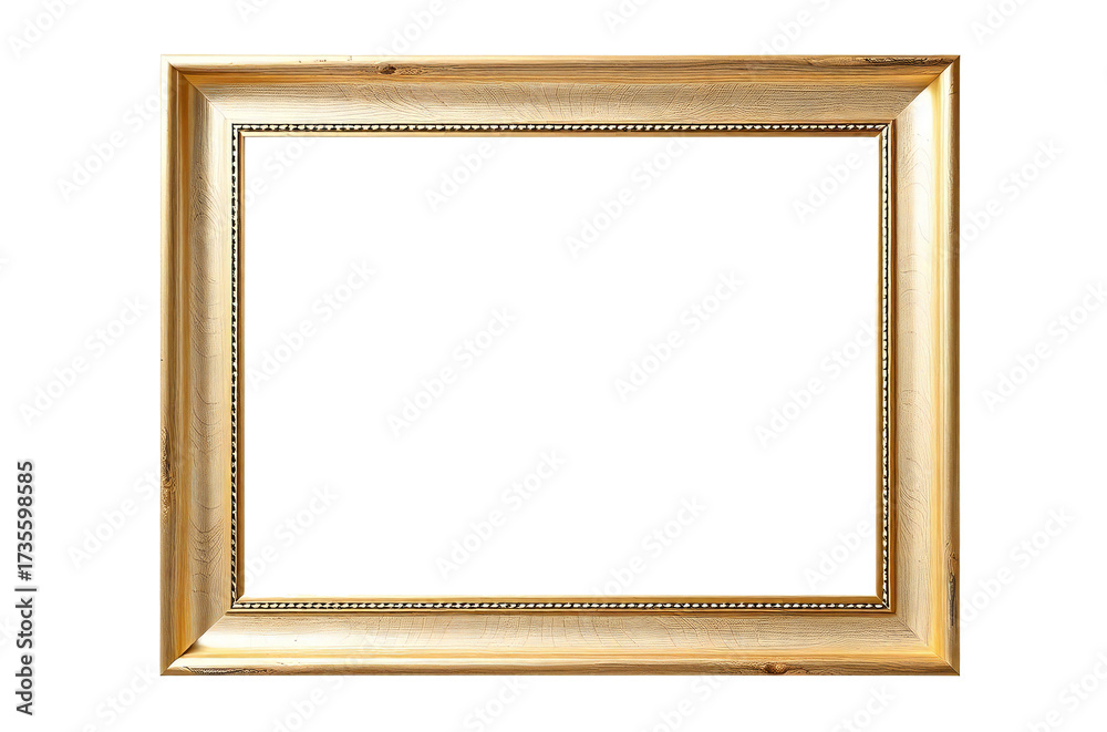 Fototapeta premium Blank wooden picture frame