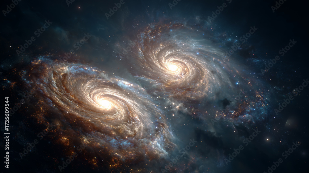 Obraz premium spiral galaxy in space