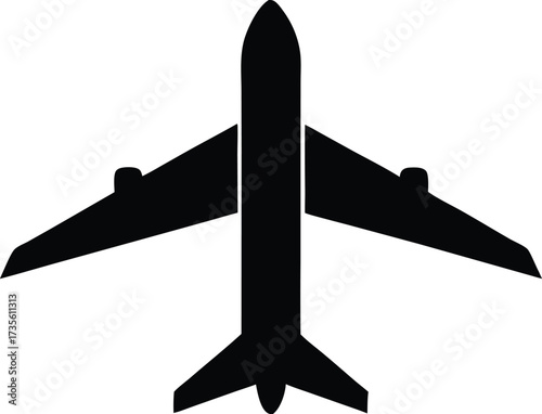 airplane icon, sky flight symbol

