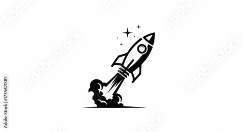 vector illustration of a surfer in action