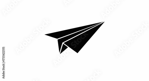 paper airplane vector illustration