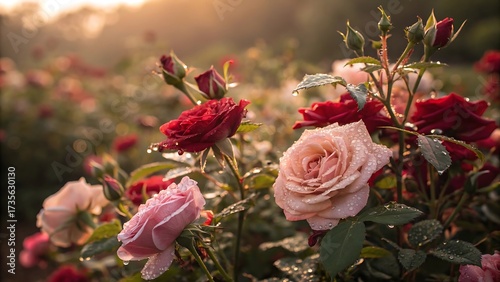 Garden rose standard