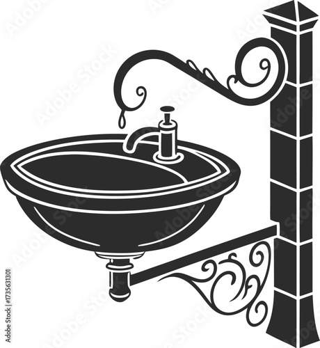 modern bathroom sink