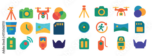 Colorful Photography Icons