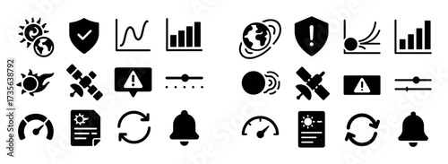 Geomagnetic Storm Icons