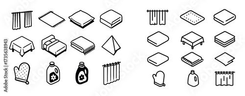 Isometric Textile Icons