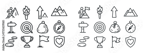 Determination Symbol Icons