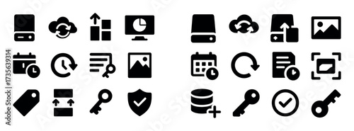 Digital Hygiene Icons