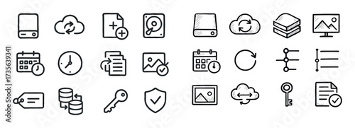 Digital Hygiene Icons