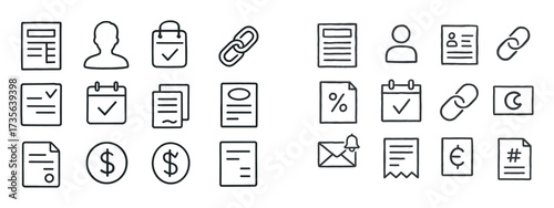 Freelancer Invoice Icons