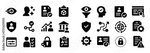 AI Ethics Icon Set