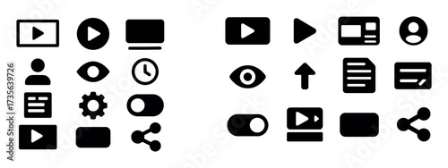 Video Platform Icons