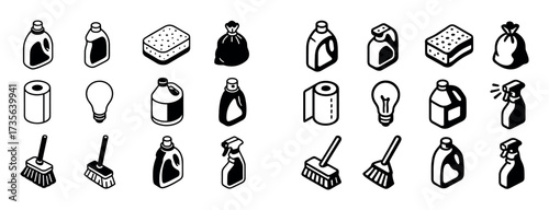 Supermarket Icons Grid