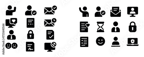 Online Etiquette Icons