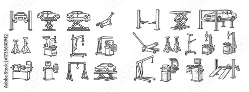 Auto Shop Tool Icons