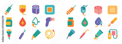 Veterinary Clinic Icons
