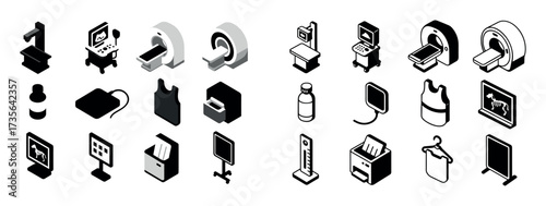 Vet Clinic Imaging Icons