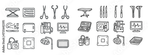 Vet Surgery Icons