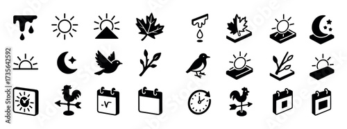 Isometric Seasonal Icons