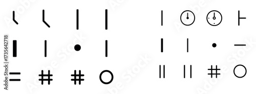 Clockface Icon Collection