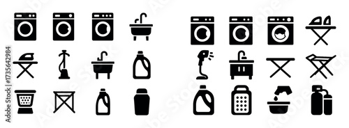 Laundry Appliance Icons