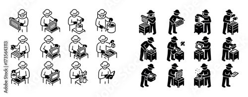 Beekeeper Tasks Icons