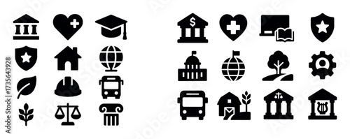 Government Icons Grid